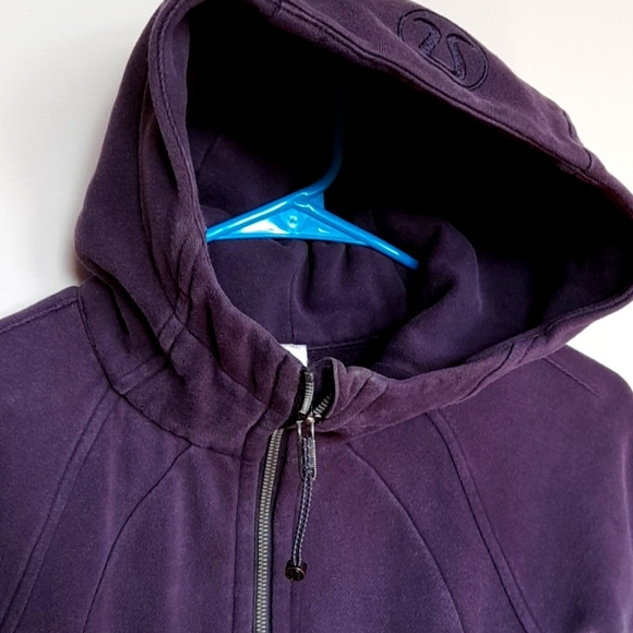 Lululemon Scuba Zip- Up Hoodie - Dark Purple - Picture 4 of 7